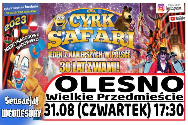 Cyrk Safari Olesno 2023