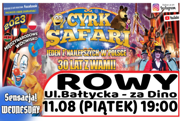 Cyrk Safari Rowy