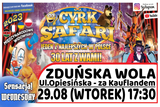 Cyrk Safari Zduńska Wola 2023