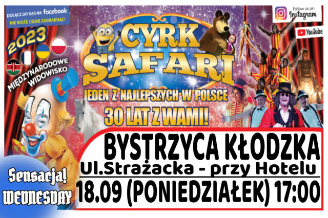 Cyrk Safari Bystrzyca Kłodzka