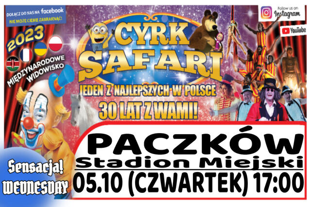 Cyrk Safari Paczków