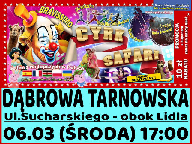 Cyrk Safari Dąbrowa Tarnowska