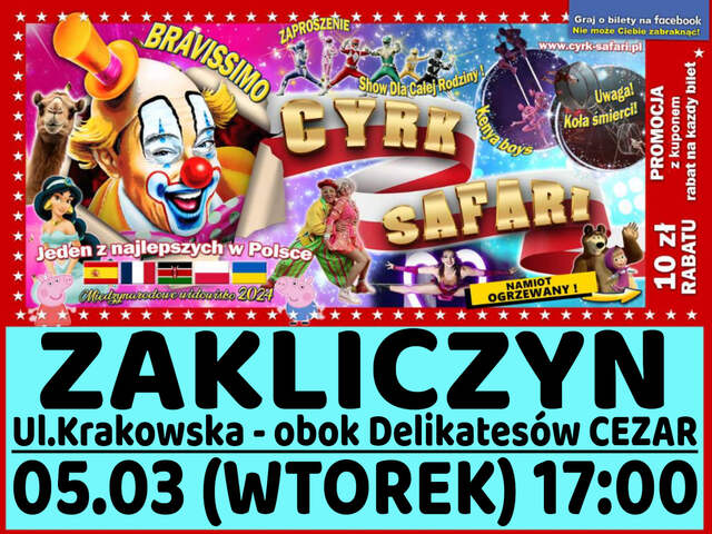 Cyrk Safari Zakliczyn