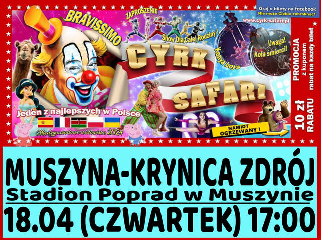 Cyrk Safari Muszyna Krynica Zdrój