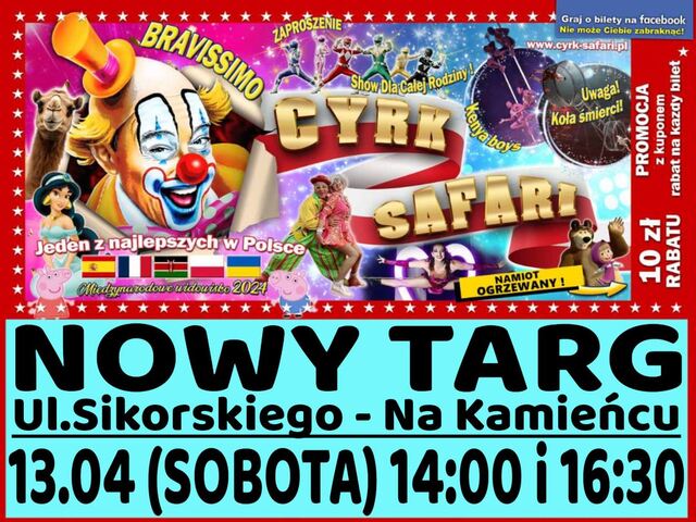 Cyrk Safari Nowy Targ