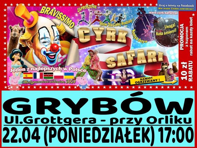 Cyrk Safari Grybów