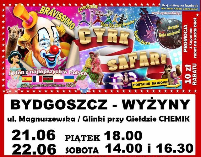 Cyrk Safari - Bydgoszcz